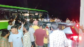 Laxmi bus-car collision