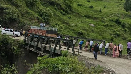 Uttarkhand Accident Passengers Taxi 150 feet deep gorge