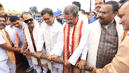 Union Minister Dharmendra Pradhan joins Bahuda Yatra in Koraput