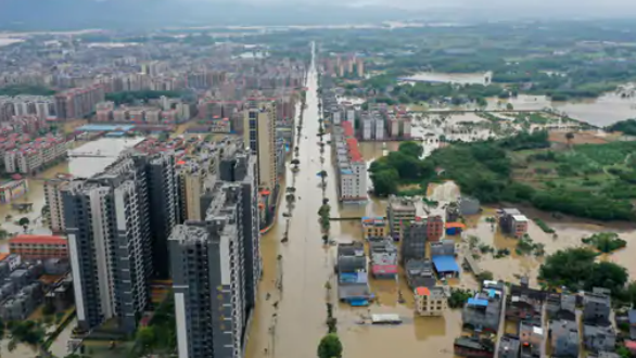 China floods: