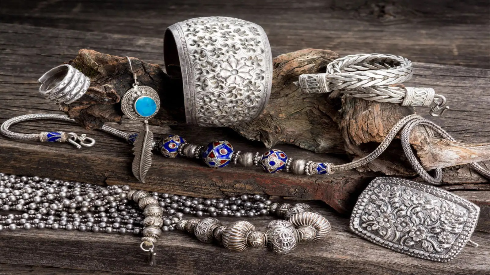 silver ornaments