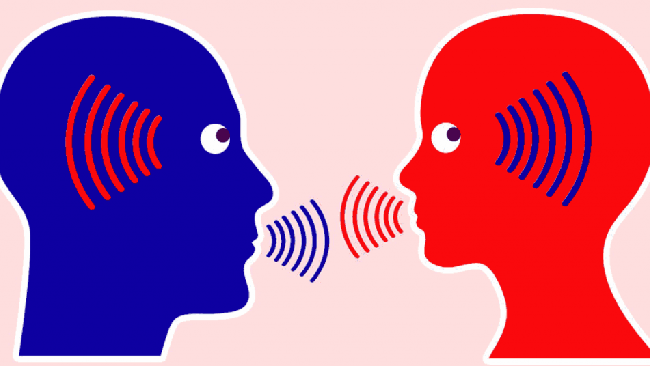 Speak less, listen more.