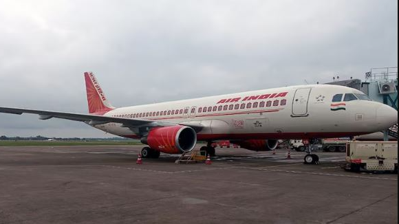 Air india landed on 