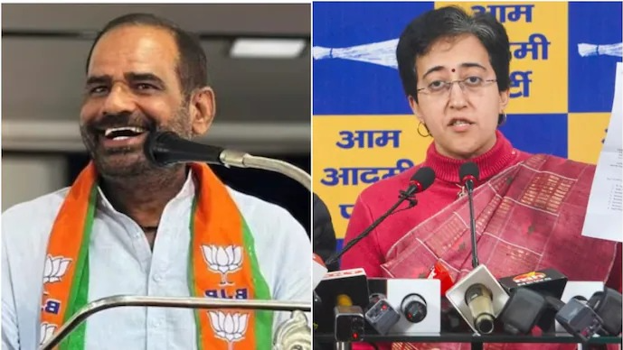 Ramesh Bidhuri controversial statement on Atishi