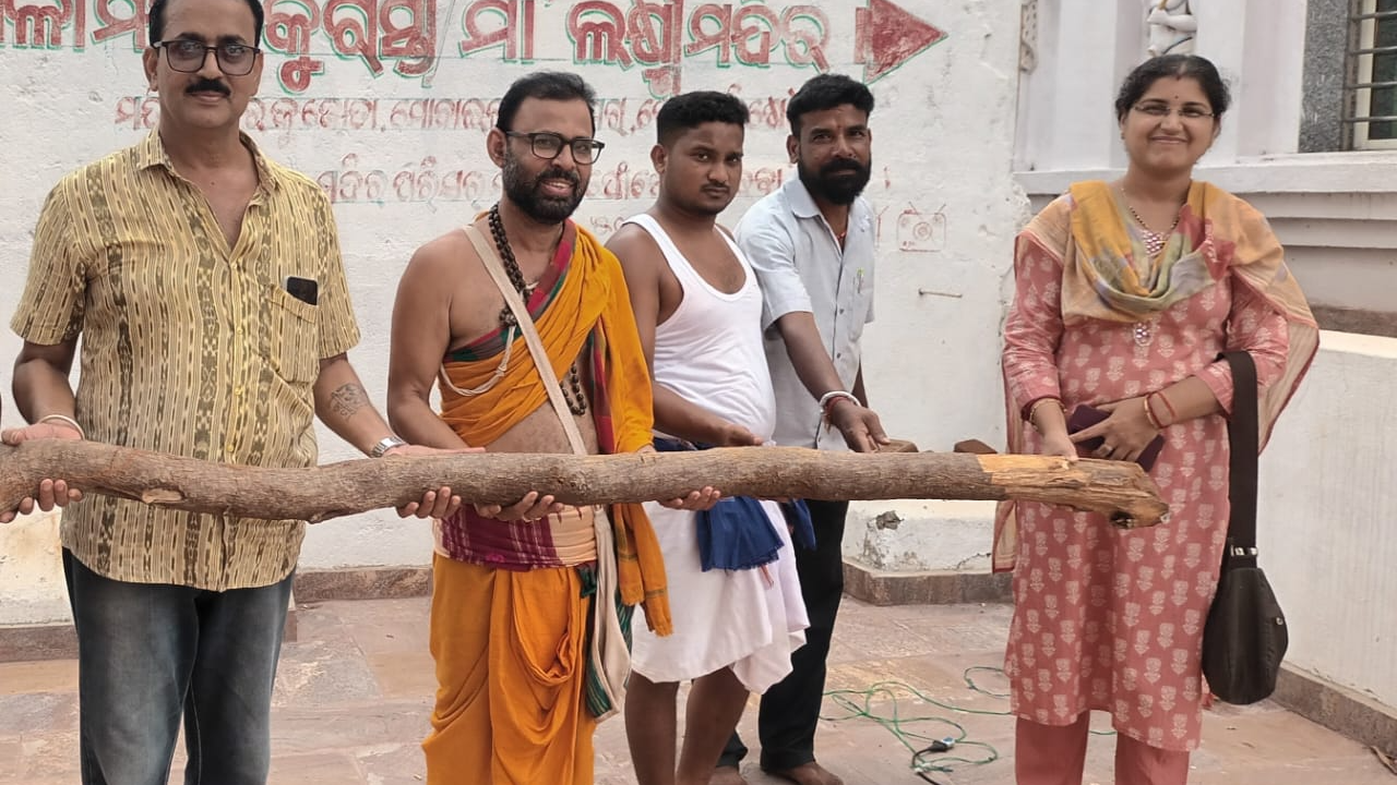Devotee donetes sandel wood to nilagiri lord jagannath