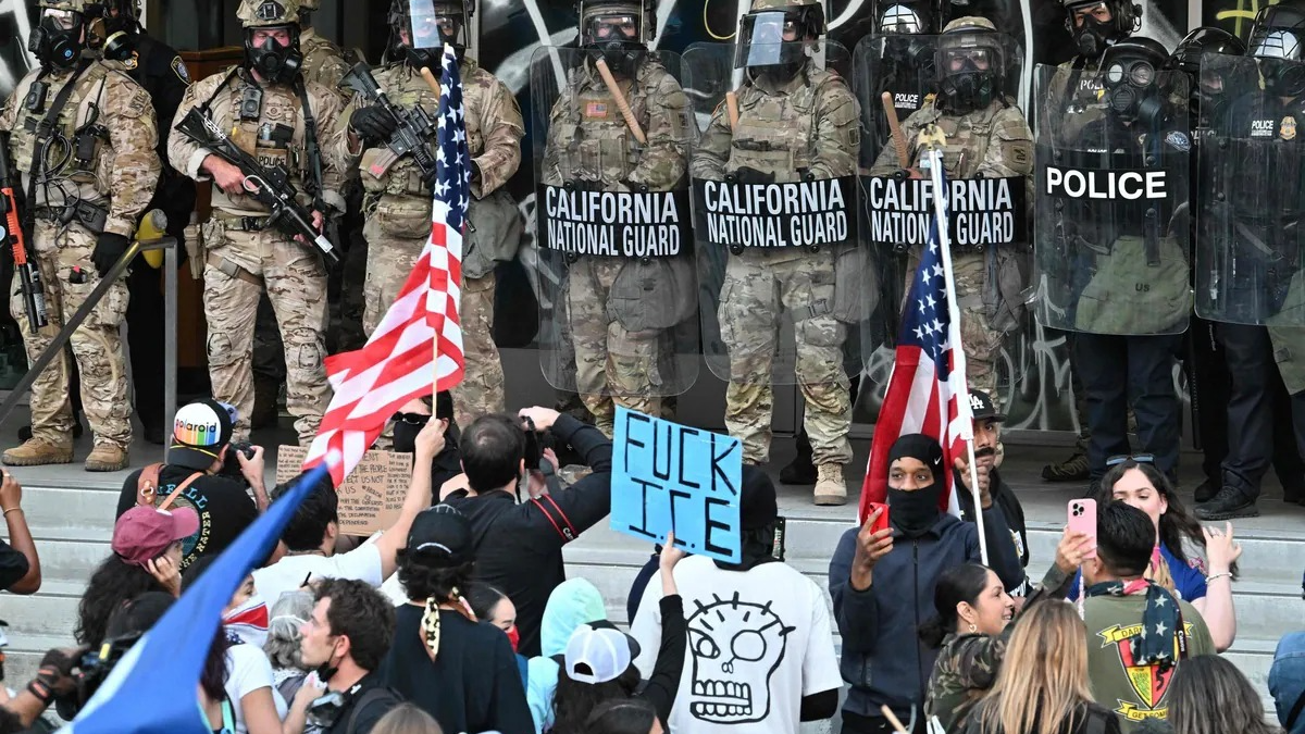 los angeles protest