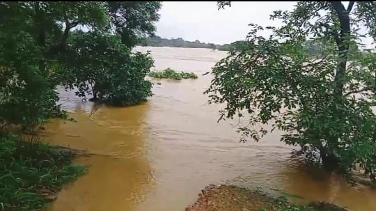 Heavy rain in Kolabira block of Jharsuguda