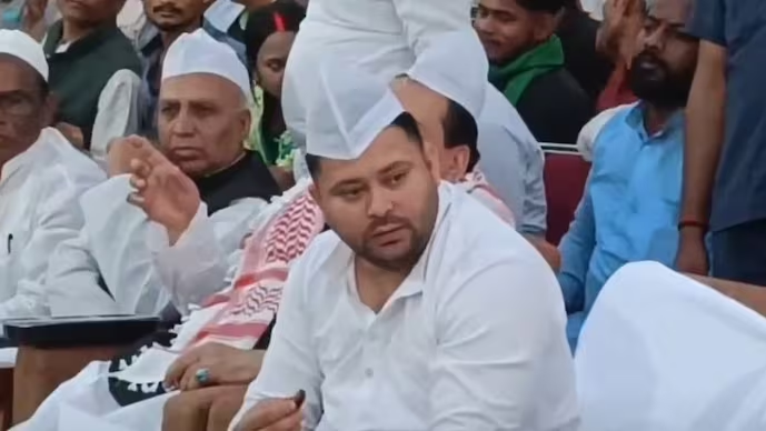 Tejashwi Yadav's Iftar party and temple visit controversy