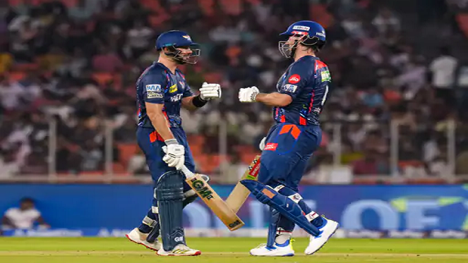 Lucknow set Gujarat a target of 236 runs; Mitchell Marsh hits his maiden IPL century