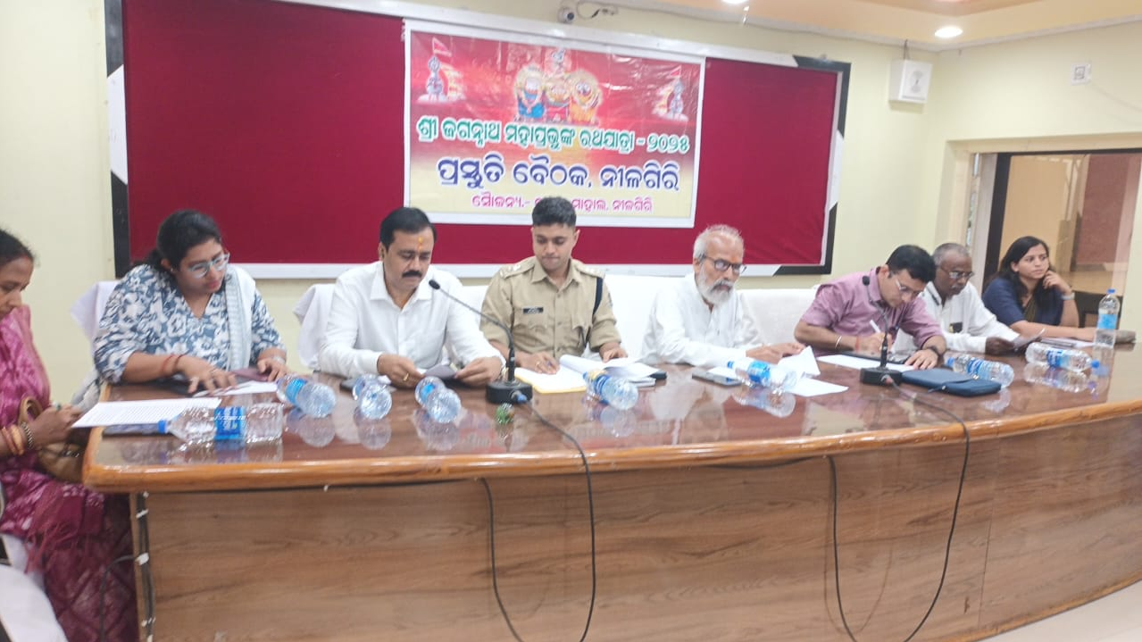 Final preparation meeting for the third Nilagiri Ghosha Yatra