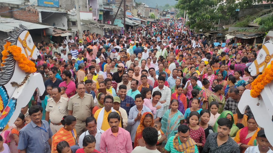 Bahuda Yatra in Raigarh attracts large numbers