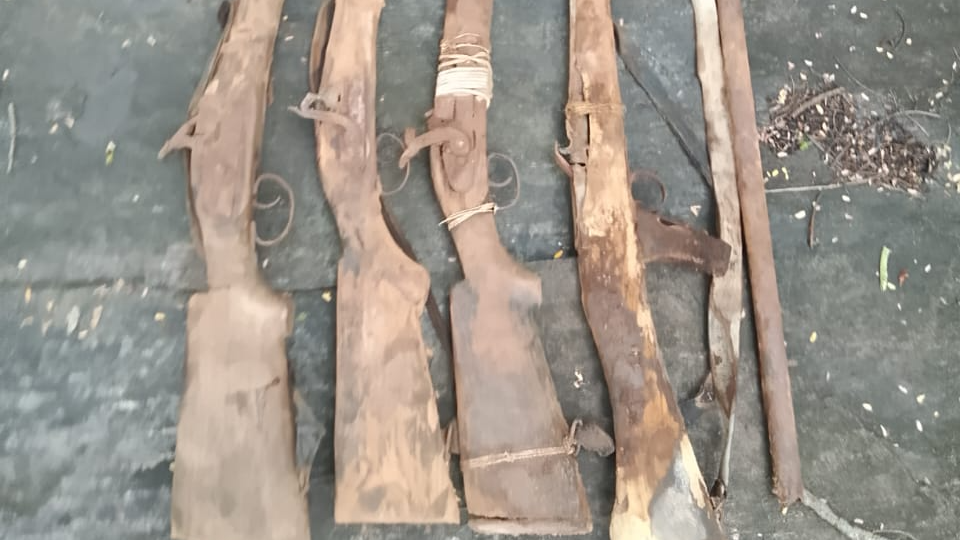 Maoists hiding underground dump found