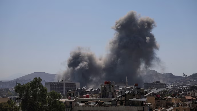 Israeli airstrikes in Syrian capital Damascus