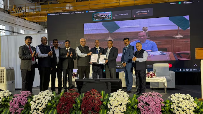HAL receives first set of wing assemblies from L&T for Tejas Mk-1A jet